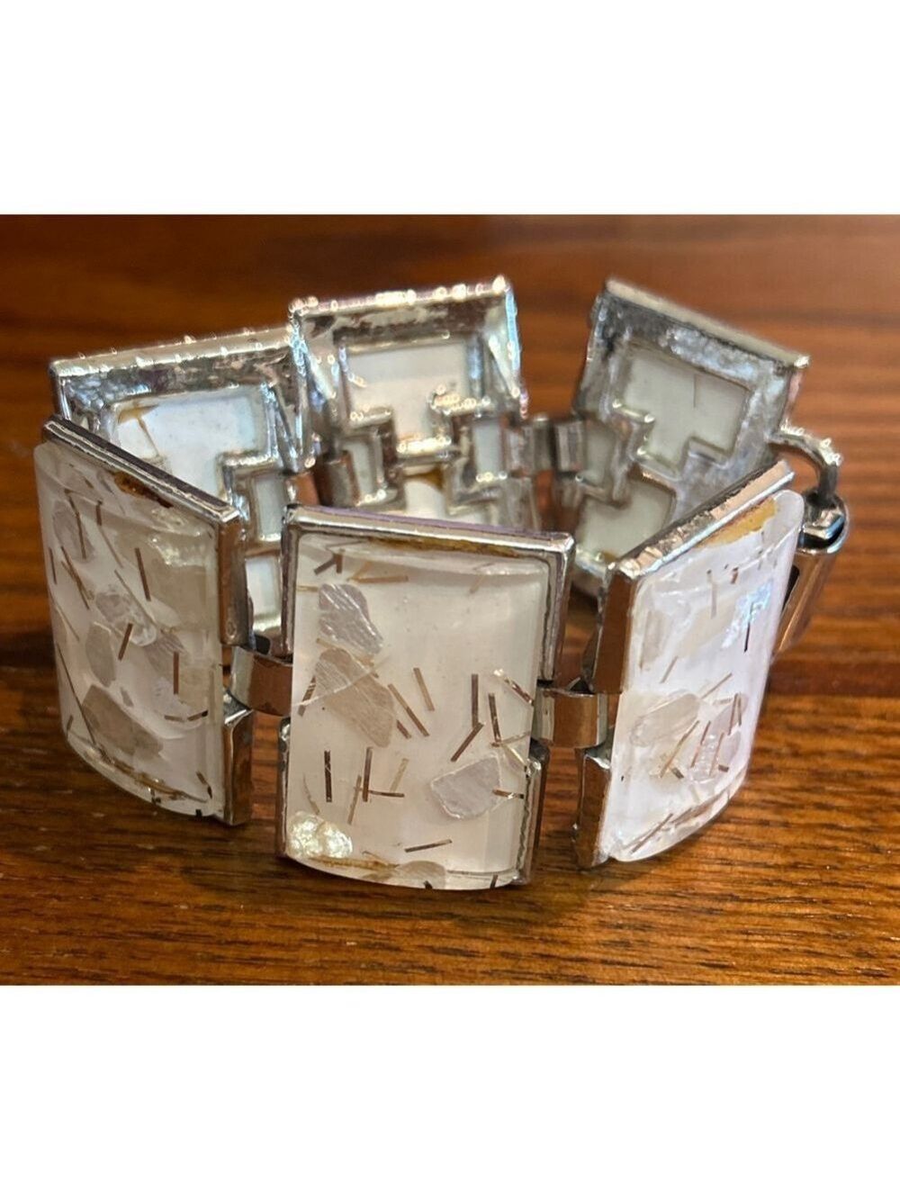 Women's confetti lucite vintage 
Size 6.5